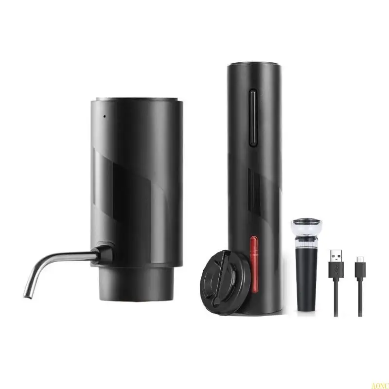 A0NC Electric Wine Opener Schneller automatischer elektrischer Flaschenöffner Wine Lerator Set