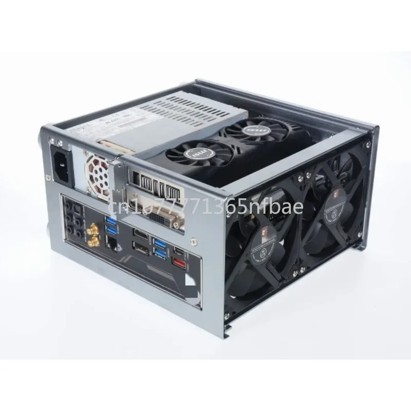 Half-height Knife Card Case Version V3\\ 4.3L Volume All Aluminum 1U ZS-A4DC/ITX