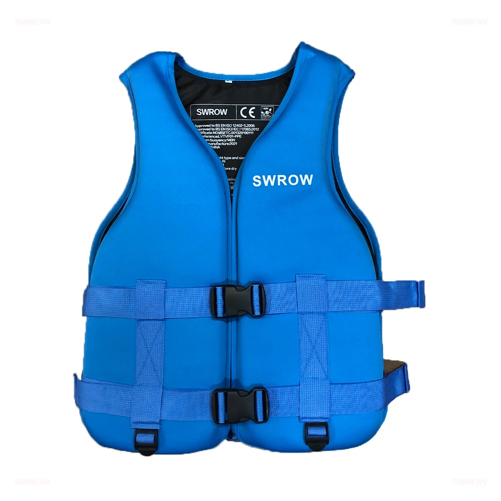 Neoprene Buoyancy Survival Suit for Adult, Adjustable, Water Sports, Life Jacket, Breathable, Outdoor Accessories 75-100kg