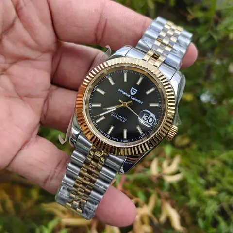 2025 신형 파가니 디자인 DD40 투톤 남성용 시계 메카니컬 탑 브랜드 명품 오토매틱 시계 남성용 100M 방수 시계