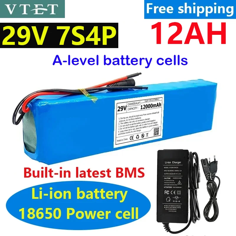 

Ultra Durable Electric Scooter Battery 10S4P 36V 12000mAh 18650 Lithium-ion Battery 350W 500W with Battery Management System
