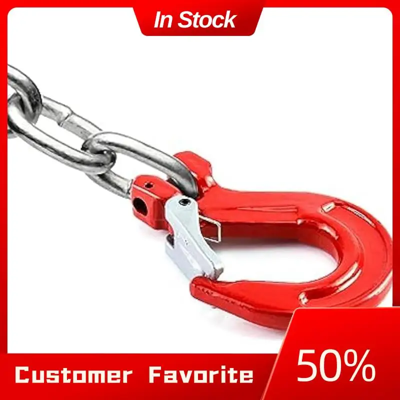 

Top Sale Clevis Hook With Latch, 4 Pack, 5/16Inch, 2470 Lbs Load Limit, Grade 80 Drop Alloy Steel Durable Easy Install Easy To U