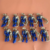 Pack Mega Construx Bloks Convenant Elite Flood Infected Elites Dark Blue Mini Figures Anniversary Pack Toys