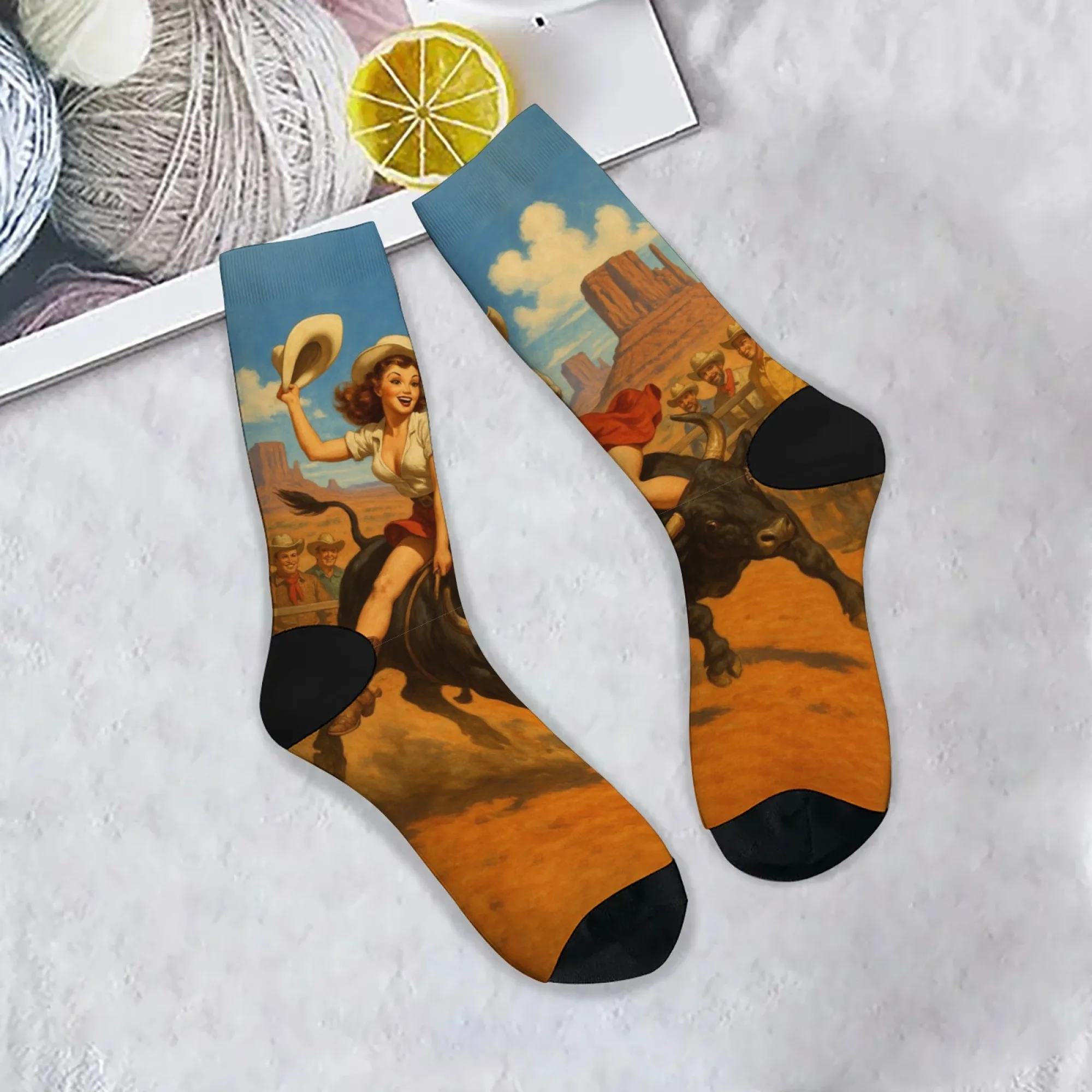 

Новинка, забавные носки для девочек, повседневные модные мужские носки в стиле ретро, дышащие нескользящие носки в стиле хип-хоп Crazy Street, подарок