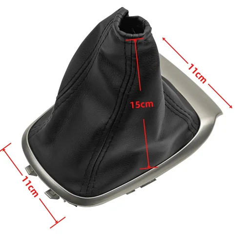 Imagen 2 del producto Perilla de palanca de cambios de bola de velocidad manual de 5/6 velocidades, cubierta a prueba de polvo para Chevy Aveo Sonic T300 2011 2012 2013 2014 2015