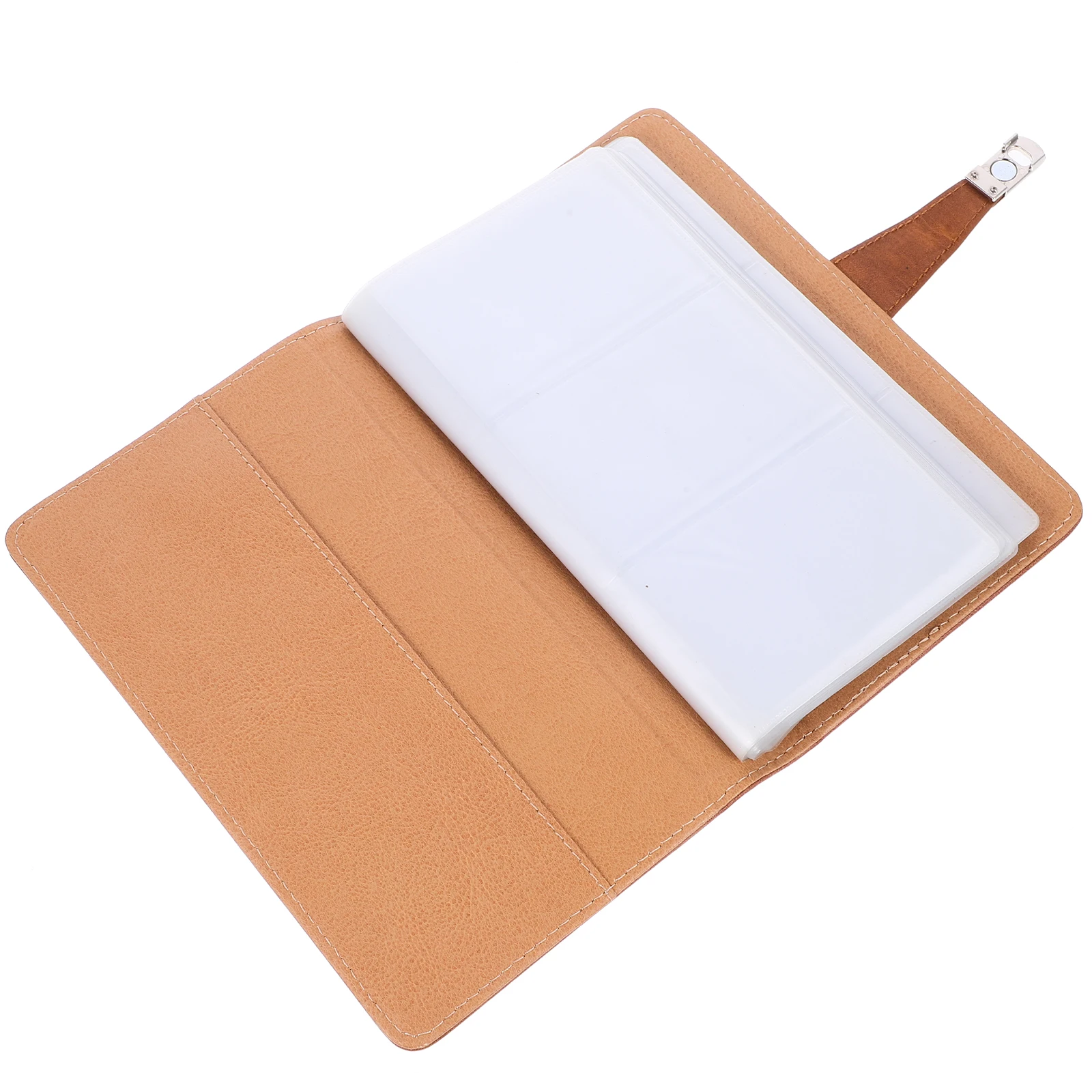 

Large Capacity 120 Slots A6 Red Card Album for Game Trading Membership Cards Collector Waterproof Practical Reliable