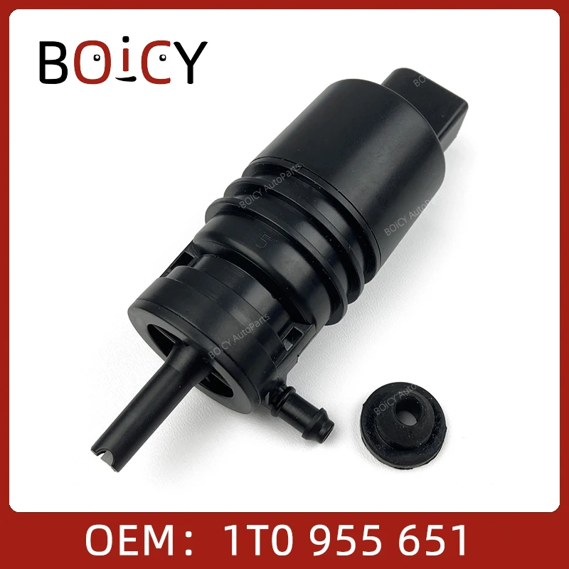 BOICY Windshield Washer Fluid Pump for Passat Jetta Bora Beetle Caddy Audi A3 A4 A5 A6 A8 TT Octivia Superb 1T0955651 1KD955651B