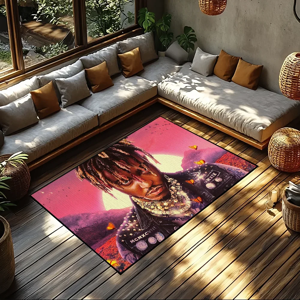 

Juice Wrld Fighting Demons дверной коврик Добро пожаловать вход балкон пол в ванную комнату нескользящий ковер ковер для спальни украшение дома