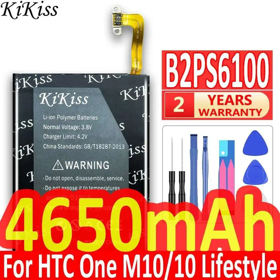 

For Htc One M10 10 Lifestyle M10H M10U 7300Mah Lightweight B2PS6100 Mobile Phone Battery