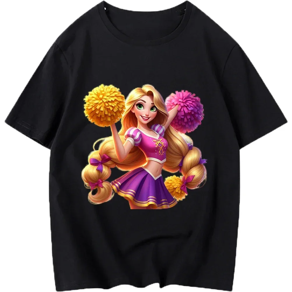 

Rapunzel Princess Disney Iron On Heat Transfer Stickers For Clothes DTF Pinted Vinyl Thermal Appliques Washable T-Shirt