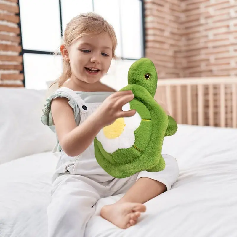 Oreiller créatif en peluche de tortue de mer, jouets d'animaux en peluche, beurre de tortue, AdTosSoft