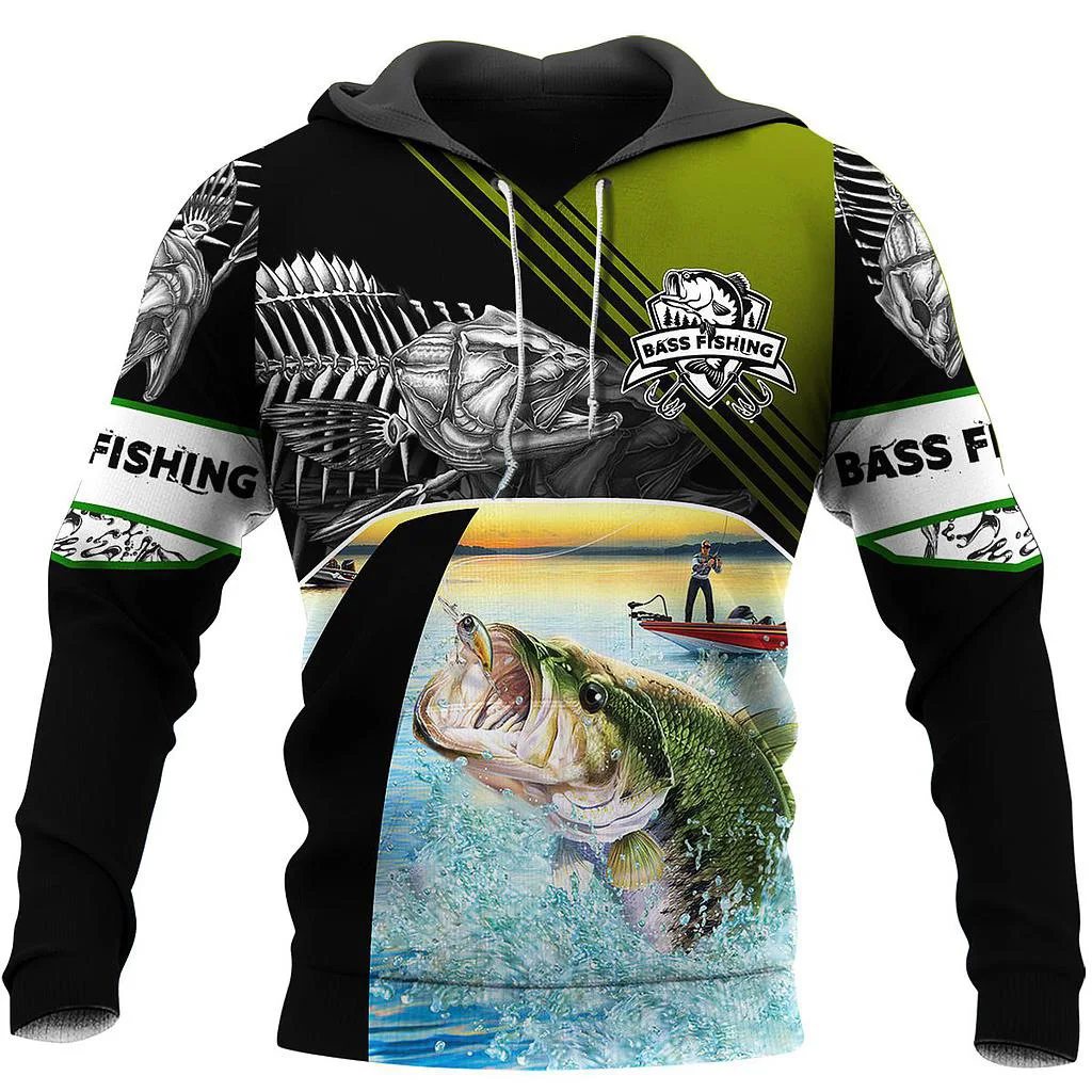 New Deep Sea PIKE Fishing Printed Hoodie 3D Men\'s and Women\'s Fish Hunting Enthusiast Sweatshirt Fashion Oversized Sudaderas top