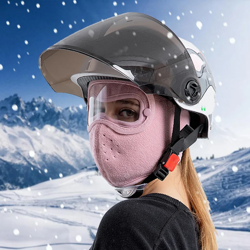 Winter Warm Face Mask Anti Dust Cycling Bicycle Mask Ski Mask for Men Women Cold Weather Outdoor Activities Windproof Mask image 3