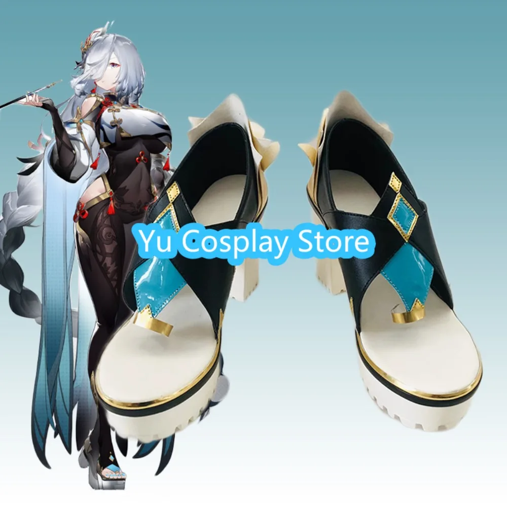 

Yu Косплей Магазин Genshin Impact Shenhe Обувь для косплея Аниме Обувь для косплея Сапоги Костюмы на Хэллоуин Реквизит