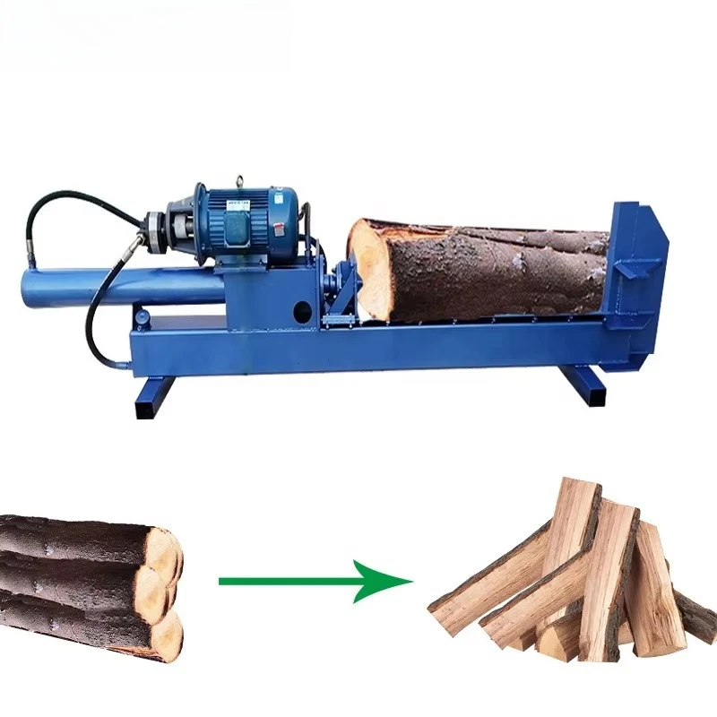 Weiwei Electric Log Splitter Horizontal  10-20t Wood Splitting Machine for Wood Mill Price