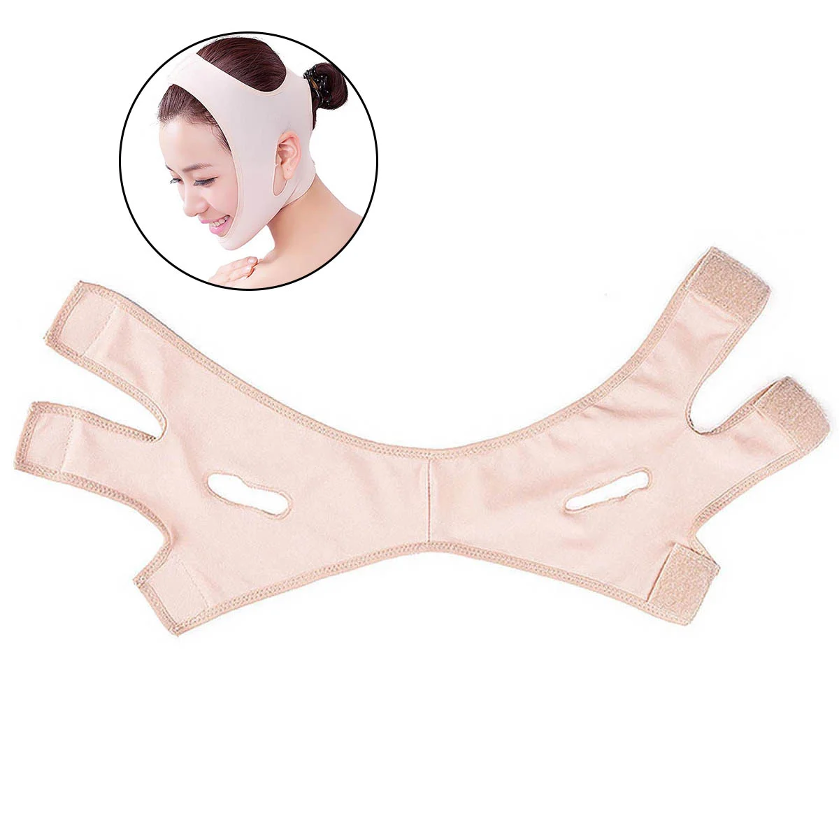 

Anti Wrinkle Sagging Thin Face Face Care Skin Lift Chin Face Slim V Line Lifting Slimming Mask - Size M