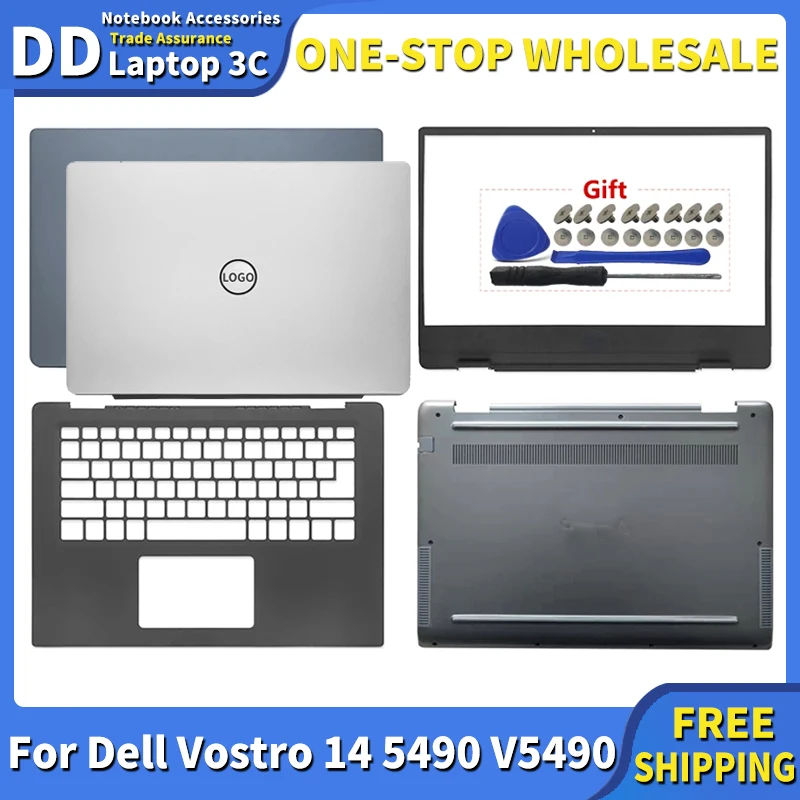 

Новинка, Оригинальный чехол для ноутбука Dell Vostro 14 5490 V5490, задняя крышка ЖК-дисплея, передняя Подставка для рук, Верхняя Нижняя деталь 5490 V5490 0RDYJW