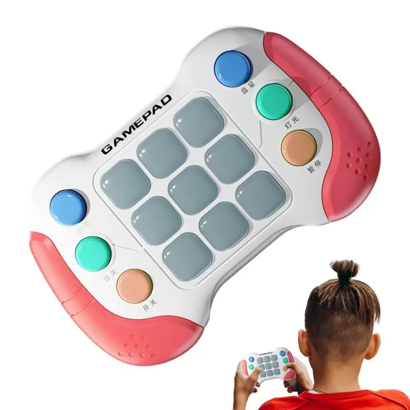 

Push Puzzle Game Interactive Electronic Pop Fidget Fast Brain Game Educational Toy Hand-Eye Coordination Toys For Toddler Boys