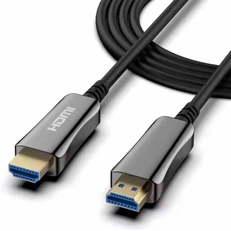 

Оптический кабель HDMI 2.1 8K при 60 Гц 4K при 120 Гц оптоволоконный кабель «папа-папа» 15 м 30 м 50 м 48 Гбит/с ‌ eARC HDR HDCP2.3 для ТВ-проектора PS5