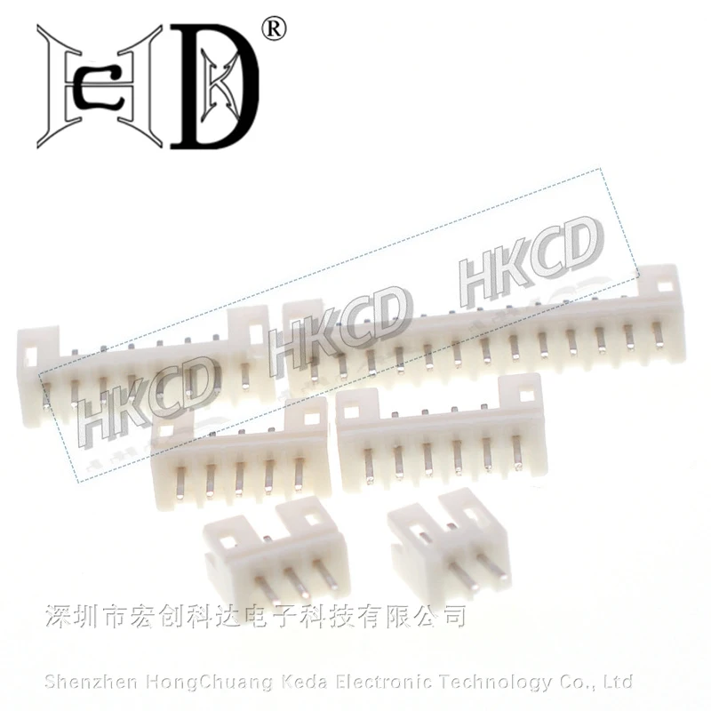 10PCS JST1.25 ZH1.5 PH2.0 XH2.54 Connector Female Male 2/3/4/5/6/7/8/9/10P With Cable 10/20/30cm With Bend PIN 2.54MM IBUW