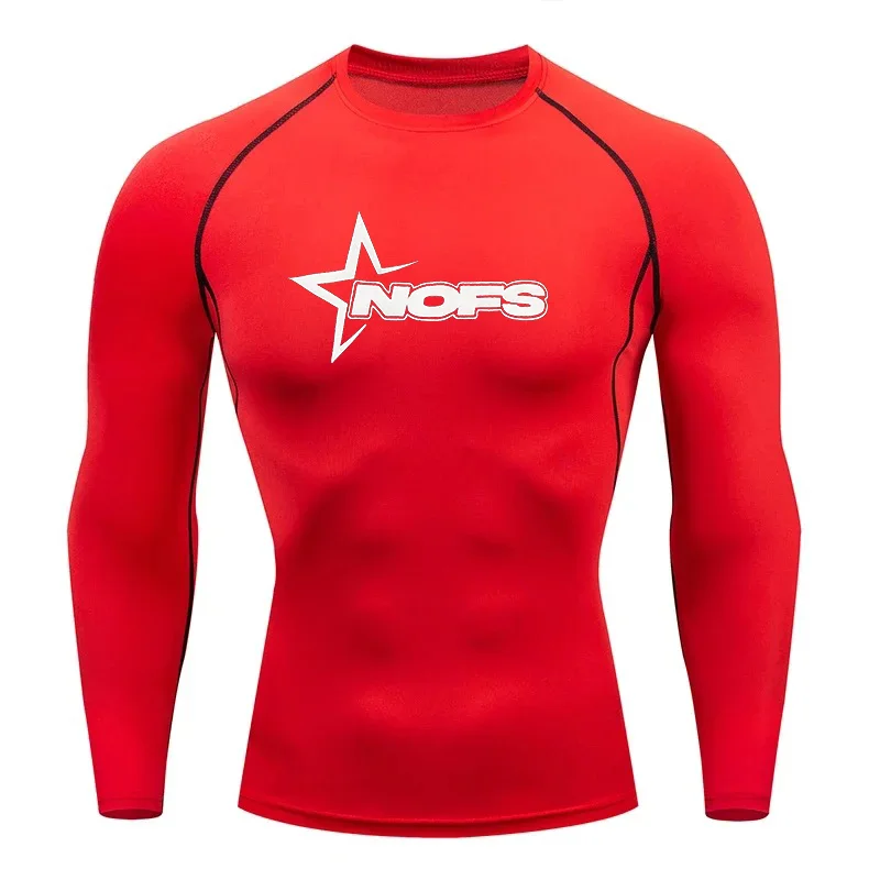 Enges T-Shirt für Herren, Laufkompression, Kompressions-T-Shirt, Fitnessstudio, Fitness, Joggen, langärmelig, männlich, Freizeithemd, Tops