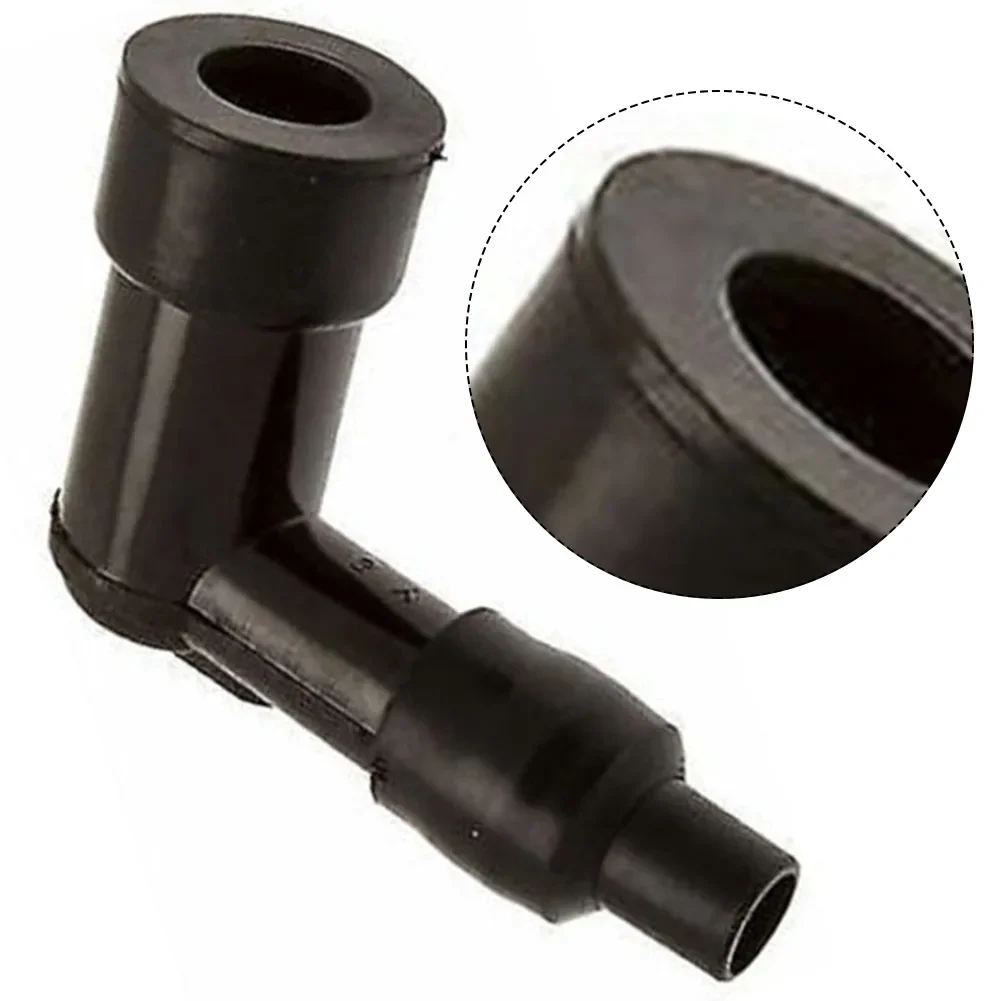 LZFH 90 Degree Cap Boot For High Tolerance HT Cable Applications Featuring Sealed Cable End And Self-Threading Connector