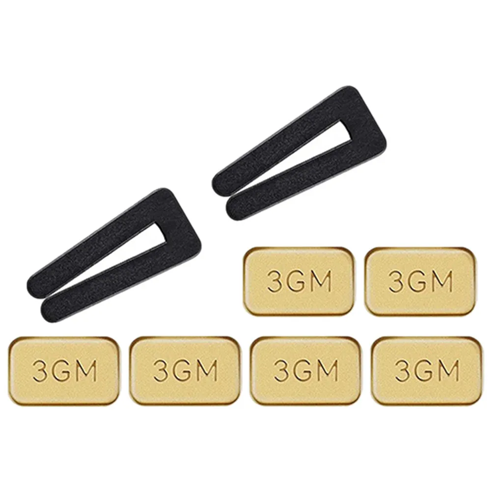 1Set Ceiling Fan Blade Balancing Kit Heavy-Duty Metal Epoxy Fan Balance Weights Clips for Wobble Noise Reduction Compatible with