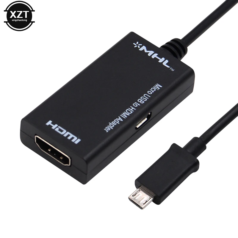 Hot Sale Micro USB 2.0 MHL to Cable HD 1080P for Samsung HTC MHL Android Converter Micro USB Mini Adapter for TV USB Adapter