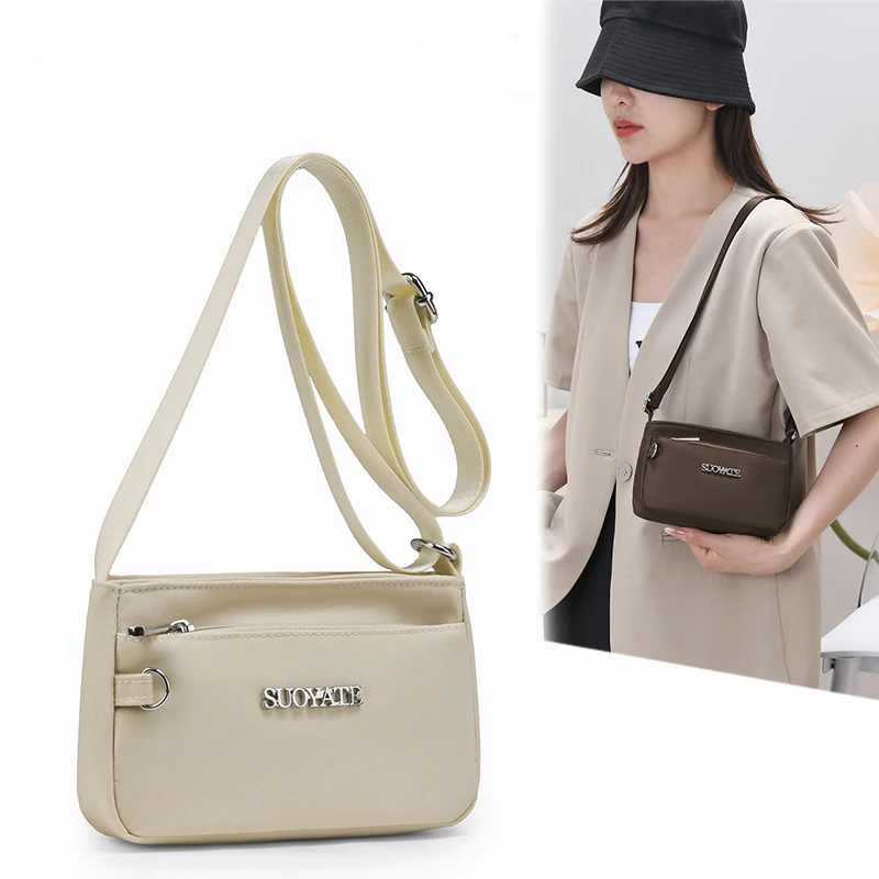 

Women Messenger Bag Casual Nylon Shoulder Crossbody Bags Female Fashion Ladies Handbags Light Travel Bag Sac À Main Purse Bolsa
