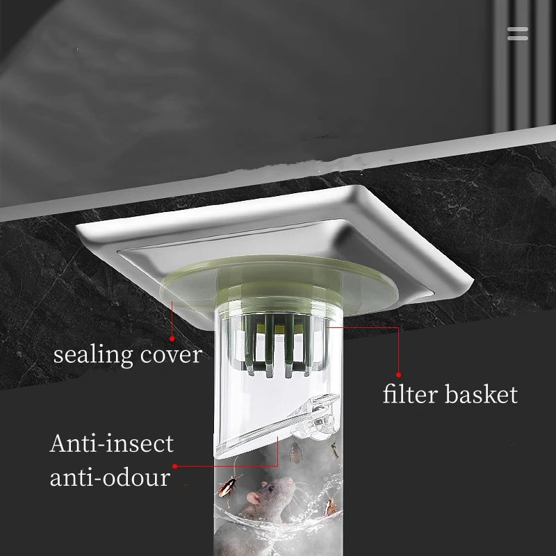 Universele Afvoerfilter Riool Anti-Geur Insectenafdichting Afvoerkern Badkamer Afvoer Deodorant Keuken Badkamer Accessorie