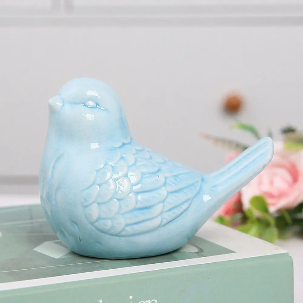 

Cute Ceramic Bird Ornaments 6 Colors Decoration Crafts Bird Simulated Animals Home Decor