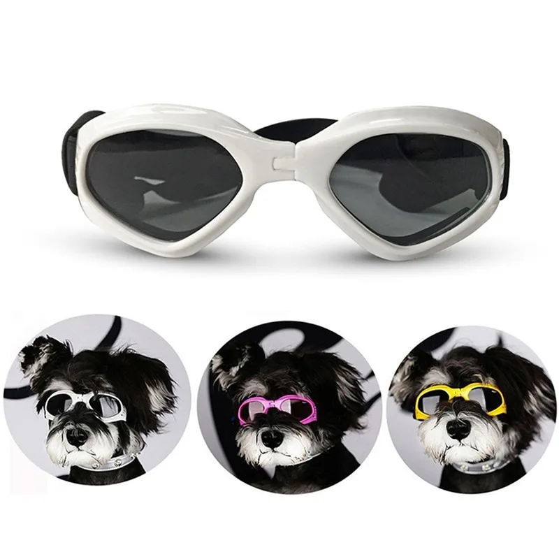 Gafas de sol plegables para perros ajustables anti-UV visión clara - imagen 5