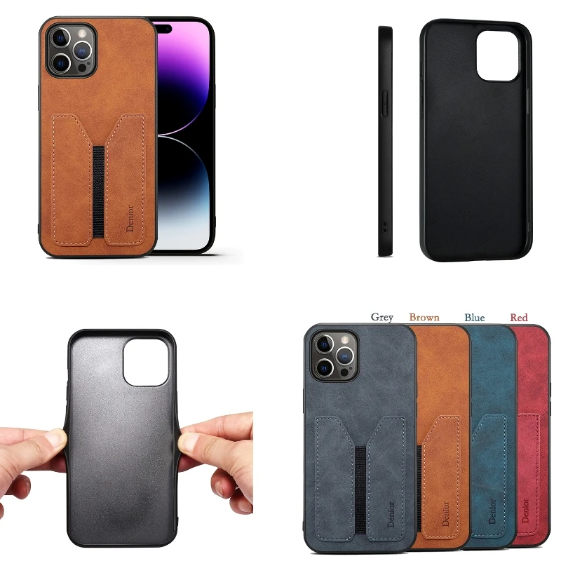 

Elasticity Wallet Card Phone Case For iPhone 15 Plus 14 13 12 Mini 11 Pro Max XR X XS Max 8 7 Plus Mobile Phone Back Cover