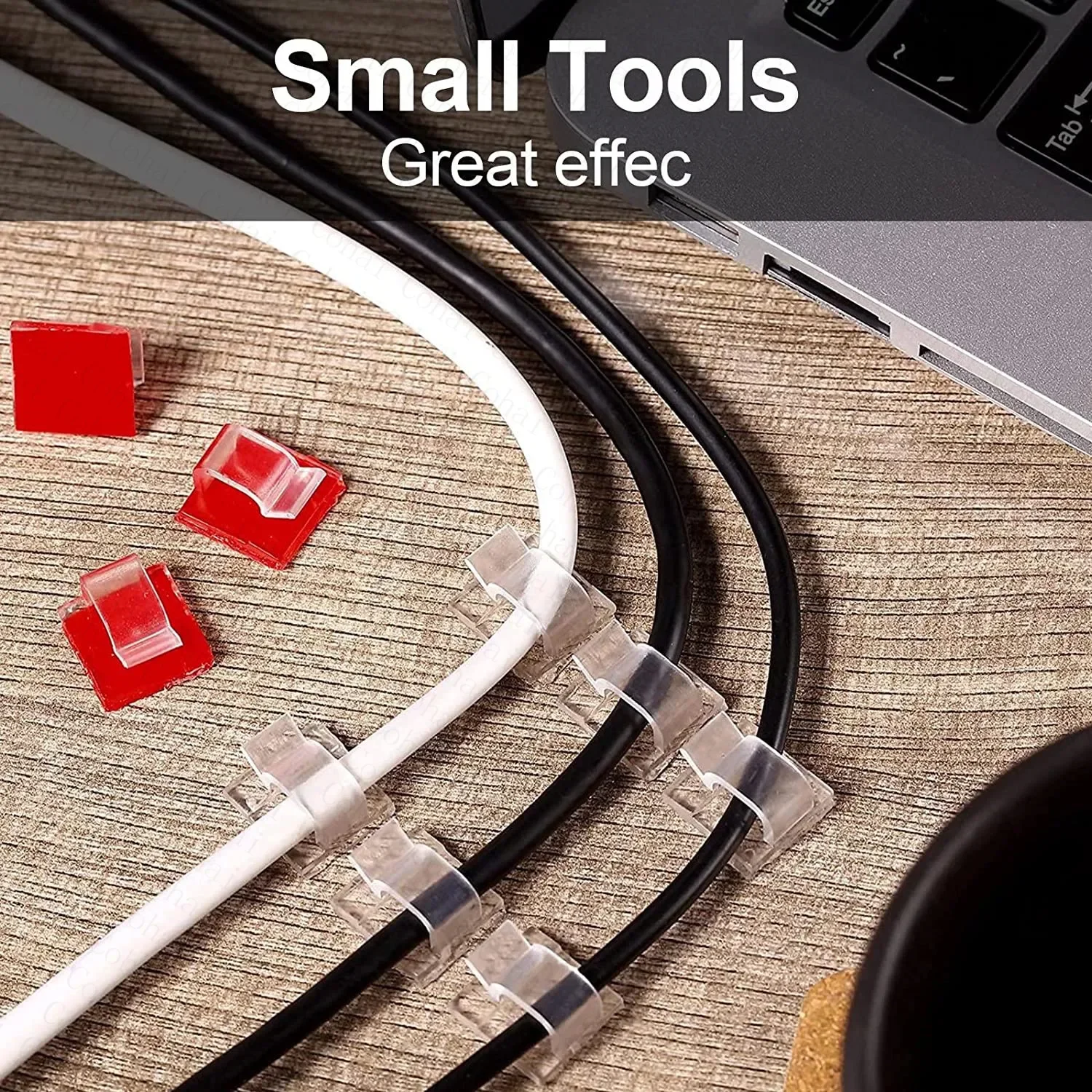 10/20/50 adet kablo düzenleyic - Desk Cable Organizer incelemesi ve fiyatı