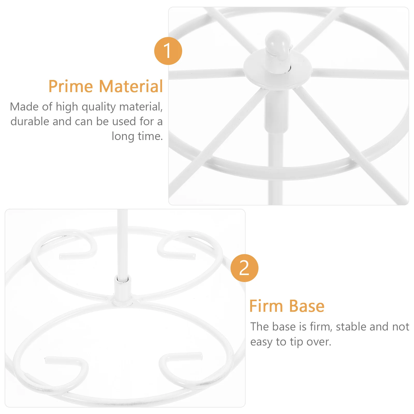 

Jewelry Rotating Display Stand Durable Lightweight Wrought Iron Organizer for Necklace Bracelet Earring Holder Jewelry Rack