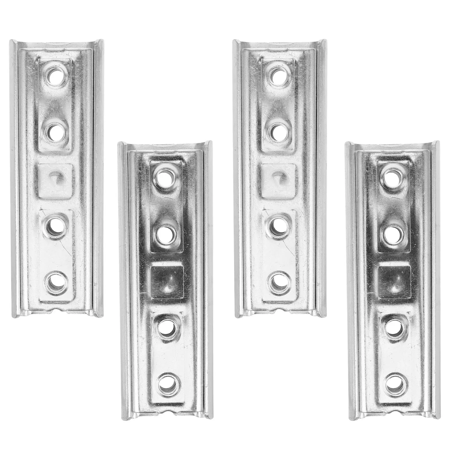 2Pcs Furniture Insert Lock Brackets Hidden Headboard Wall Mount Fasteners Sofa Armrest Connector Parts Secure Furniture Fixing