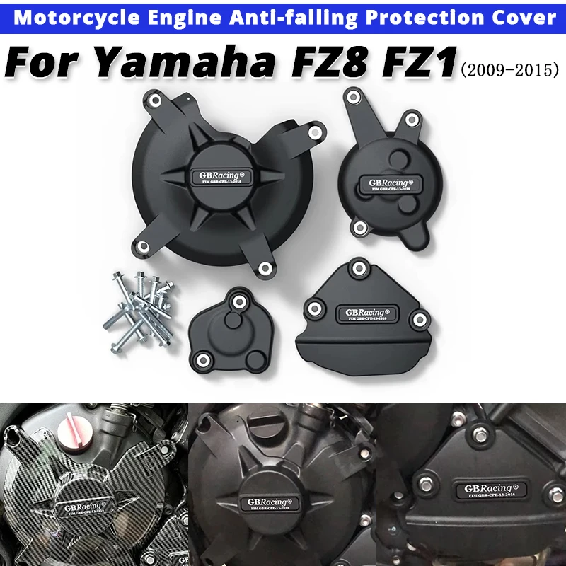 

For Yamaha FZ8 FZ1 2009-2015 Motorcycle Engine Anti-falling Protection Cover Slip On Yamaha FZ-8 FZ-10