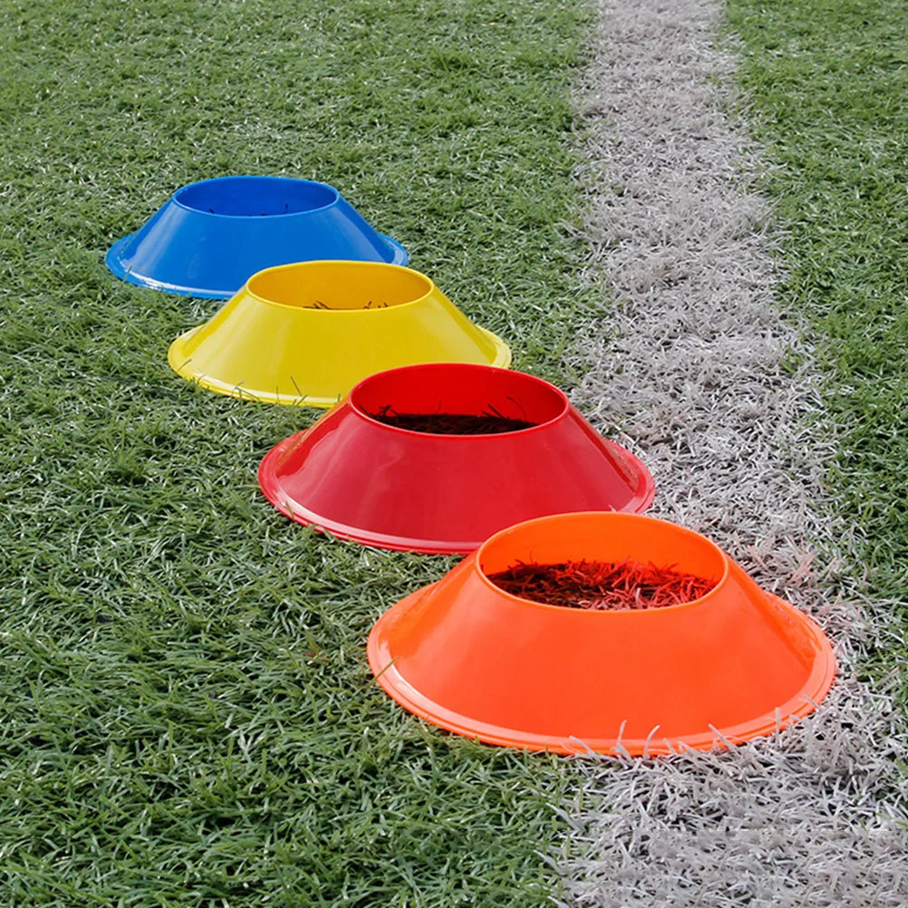 10 Uds conos de Entrenamiento de fútbol discos de fútbol Material PE rojo verde naranja equipo deportivo agilidad para obstáculos