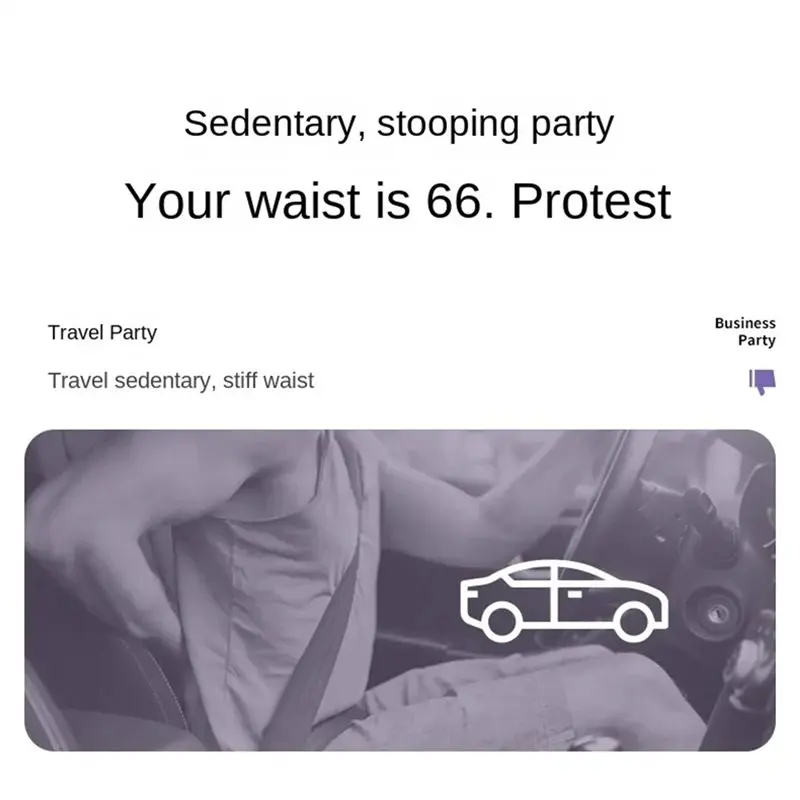 ذكي التدفئة مدلك الخصر EMS نبض حمض البطن تورم الإغاثة حزام الخصر حامي