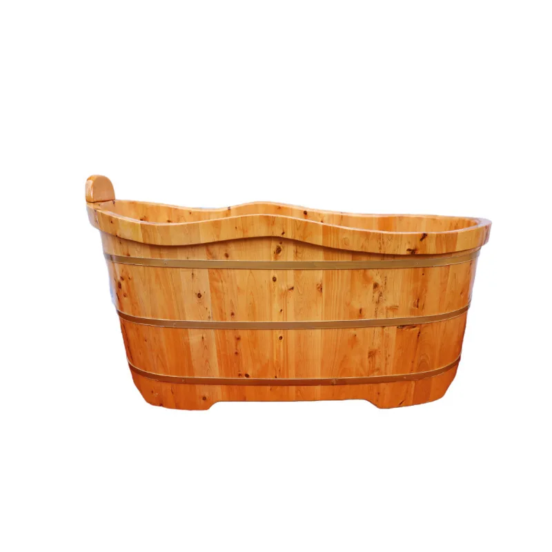 

Bath bucket Bath bucket Cedar wood Solid wood Wave bucket Adult fumigation bath Household