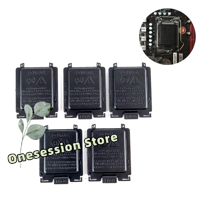 

5Pcs CPU Socket Cover for LGA1156/1155/1150/1151 Motherboard Dust & Damage Proof Protection Cap