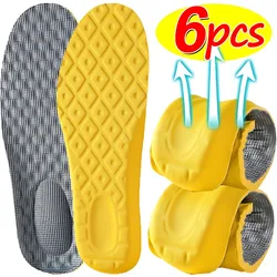2/6Pcs Sports Shoes Insoles Super Soft Running Insole for Feet Shock Absorption Baskets Shoe Sole Arch Support Orthopedic Insert