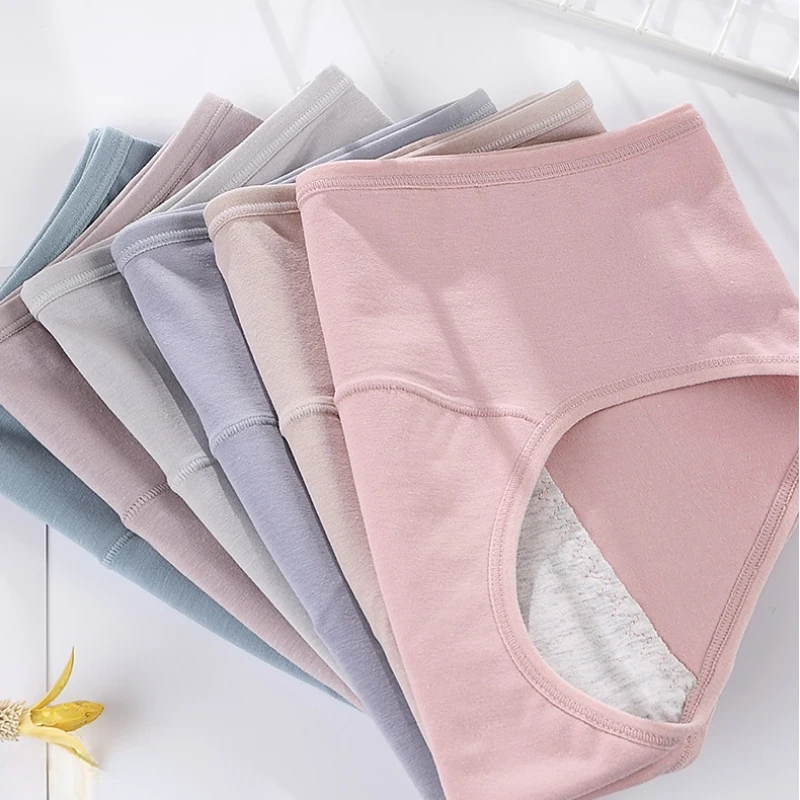6PCS Women Leak Proof Underwear Incontinence Panties Women Women Menstrual Panties for Urinary Incontinence Woman Briefs Cotton