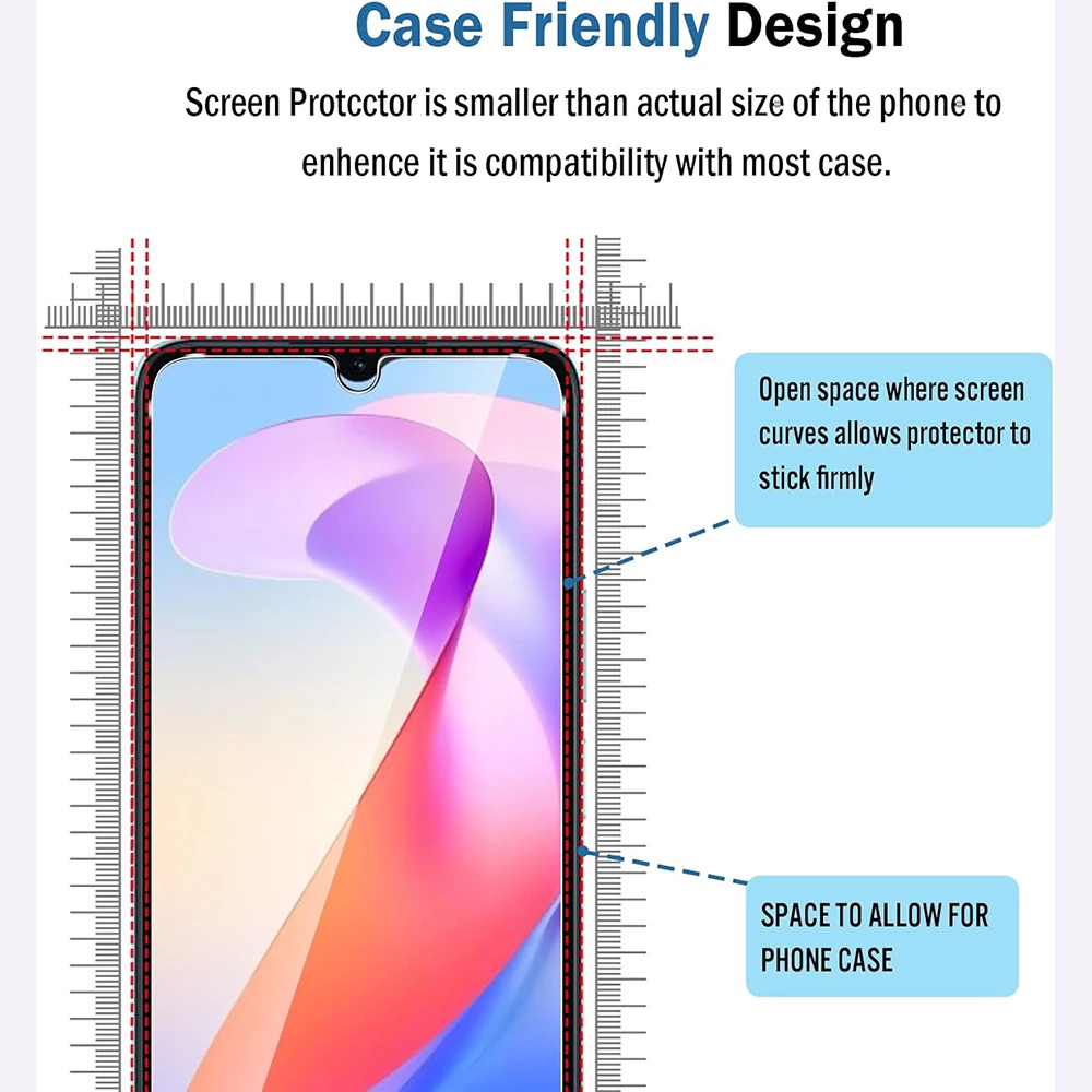 5PCS Tempered Glass for Huawei Honor 8 9 10 20 30 40 Pro lite 8A 9A 8X 9X 9C 10i 20i 30i V20 V30 Screen Protector