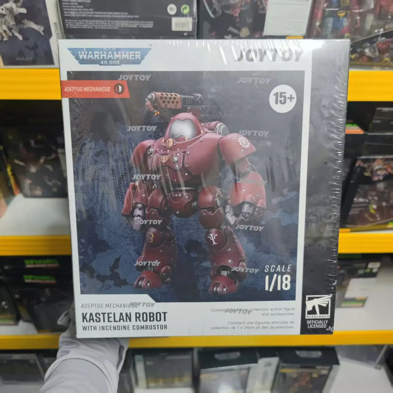 

【В наличии】JOYTOY 1/18 Фигурка Warhammer 40K Adeptus Mechanicus Kastelan Робот Аниме Модель Игрушка в подарок