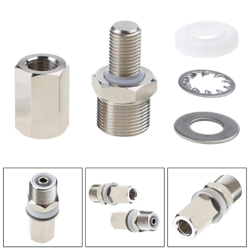 3/8 "x 24 Stud CB uchwyt na antenę do tak 239 Adapter pasuje do 1/2" otwór przez ciężki chromowany niklowany mosiądz do antena radiowa szynki CB