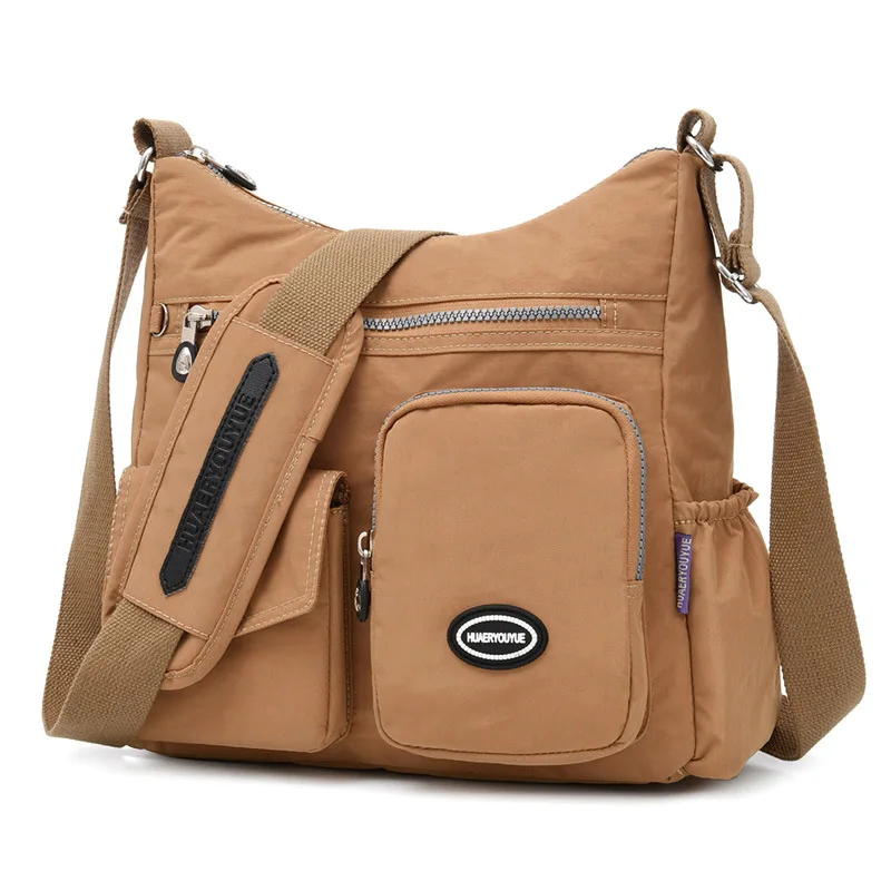 Schoudertas Nieuwe Nylon Crossbody Reis Casual Handtas Voor Vrouw Hoogwaardige Messenger Veelzijdige Luxe Exquise Veelkleurige