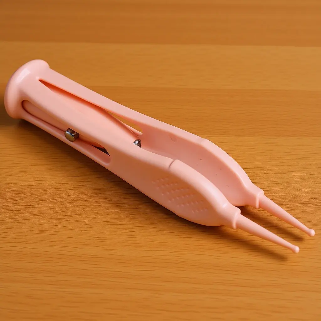 

Lightweight Baby Nose Cleaning Tweezer Ergonomic Anti Slip Handle for Precise Booger Removal in Nose Eyes Ears