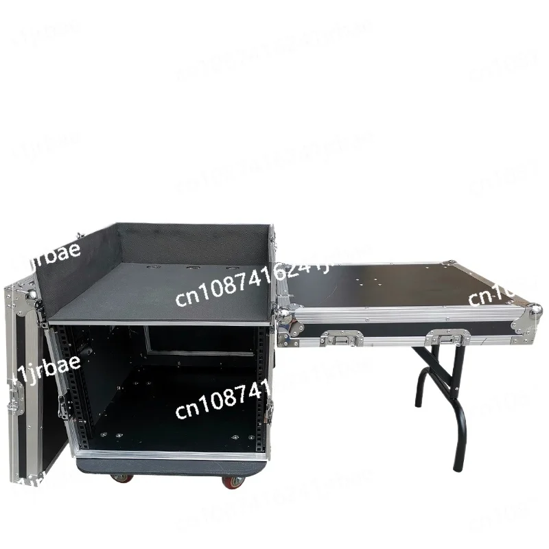 Professional 12U16U Two Doors Air Case , Power Amplifier Air Case Audio Cabinet Mixer , Shockproof Cabinet