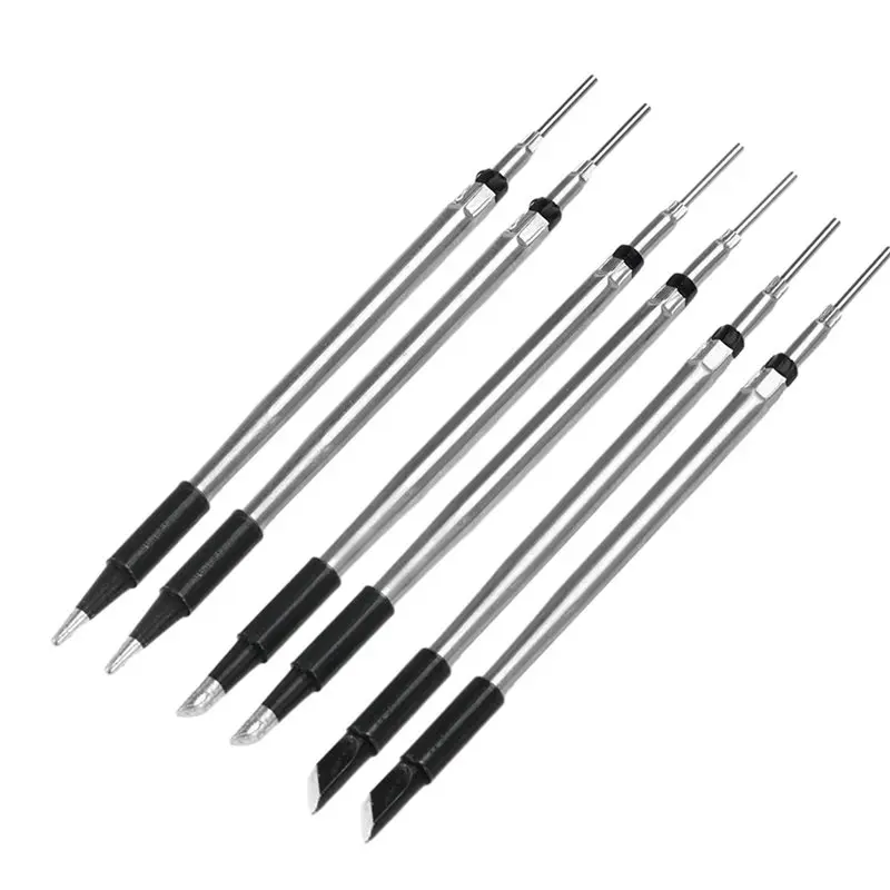 [NEW!A08R】 C210 Soldering Iron Tip USB Powered 5V Battery Soldering Iron Tip Soldering Rework Accessories 6Pc